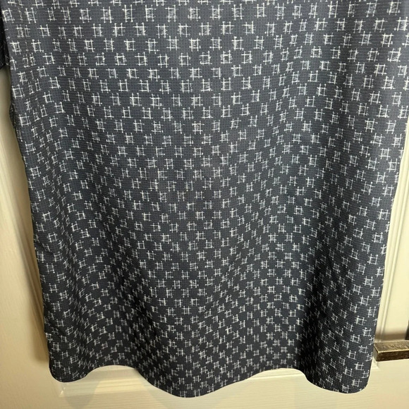 Lululemon Airing Easy Short Sleeve Buttondown IKat Check White True Navy Size S - Picture 12 of 15